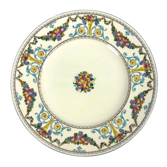 Antique Wedgwood Retired Ventnor Enameled 8.75" Luncheon Plates 1920's - Picture 1 of 8